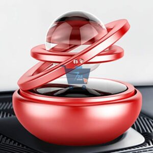 LUYANhapy9 Car Interior Accessories, Solar Energy Suspension Car Double Ring Rotating Auto Car Decoration Gift Air Freshener Purifier in Ontario Canada (3)