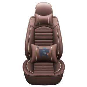 Black & Coffee Universal Car Seat Covers Leather with Pillow All Cars Auto Accessories -- 724 online auto accessories shopping store in Canada